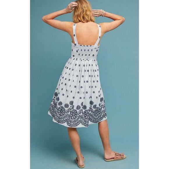 Maeve Anthropologie Savoy Buttondown Sleeveless Dress US Women’s 10 - Picture 2 of 10